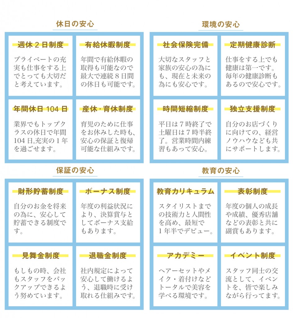 求人_ 福利制度